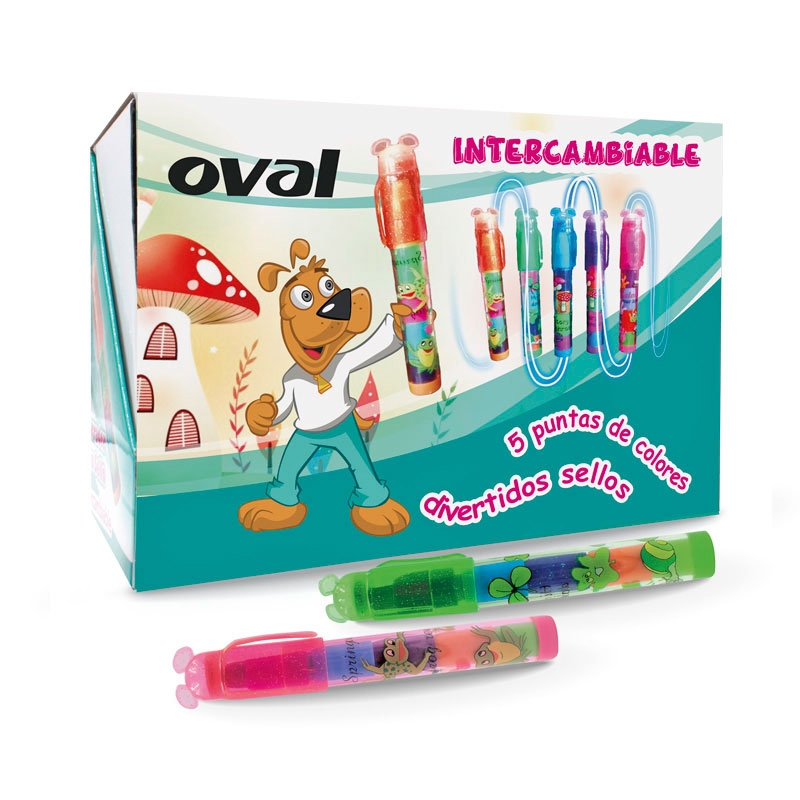 OVAL BORRADOR DE COLORES CON SELLO  (OV-900)                                                                                                             
