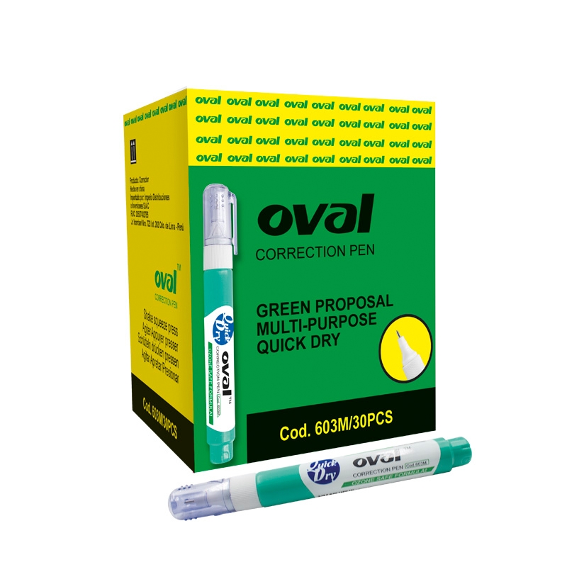 OVAL CORRECTOR  P. PLASTICA  X 60DOC ART. 603                                                                                                         