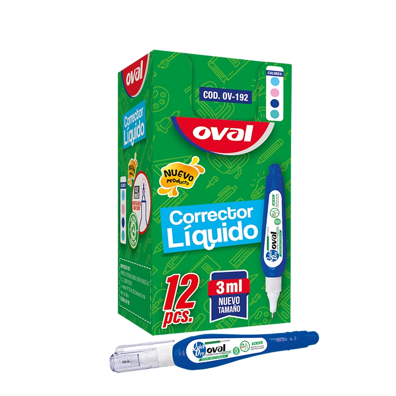OVAL CORRECTOR OV-192  NVO. MINI  3ML X 48 DOC                                                                                                        