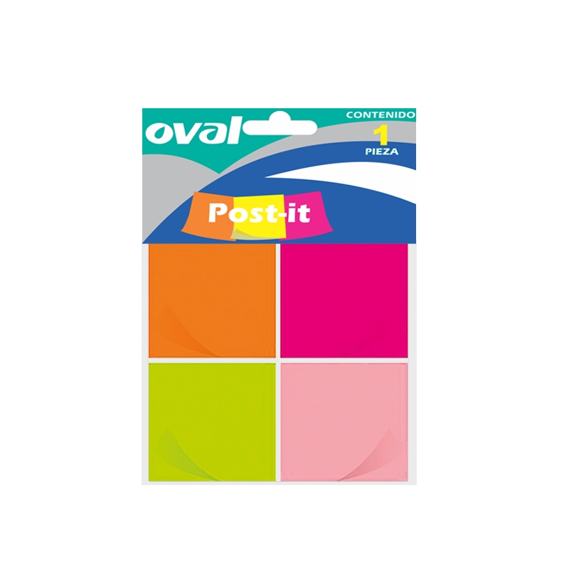 OVAL NOTAS ADHESIVAS 4EN1 (NA-10)                                           