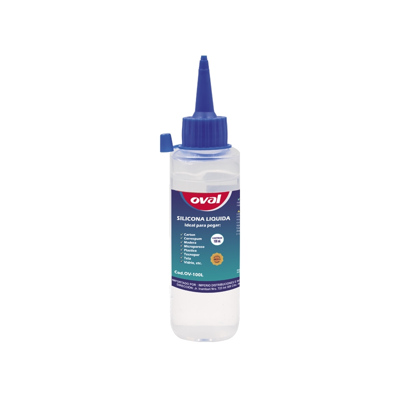 OVAL SILICONA LIQ.100MLX16DSPX12UND COD.OV-100L